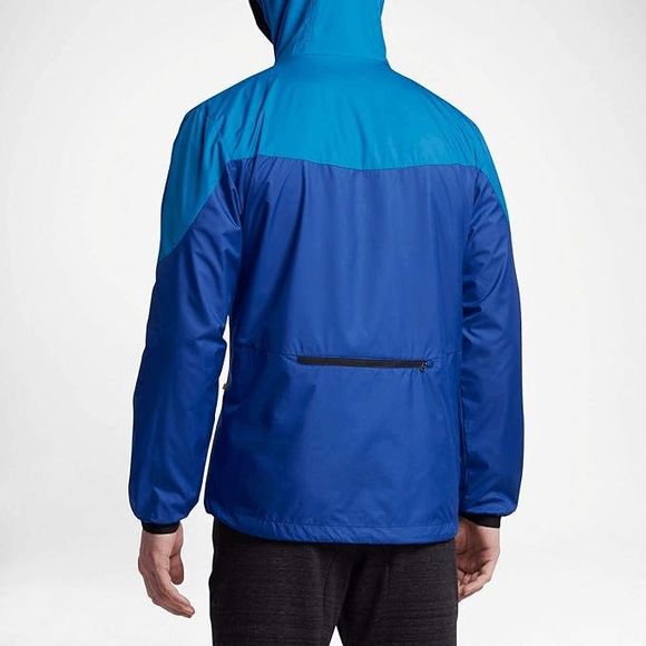 NEW Mens XXL NIKE Sportswear Windrunner Full Zip up Jacket Logo 917809-435 Blue - Picture 5 of 5